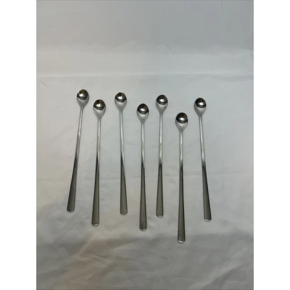 10.5-Inch Stainless Steel Spoons- Ice Tea Spoons-Ice Cream Spoon- Mixed Drinks‎